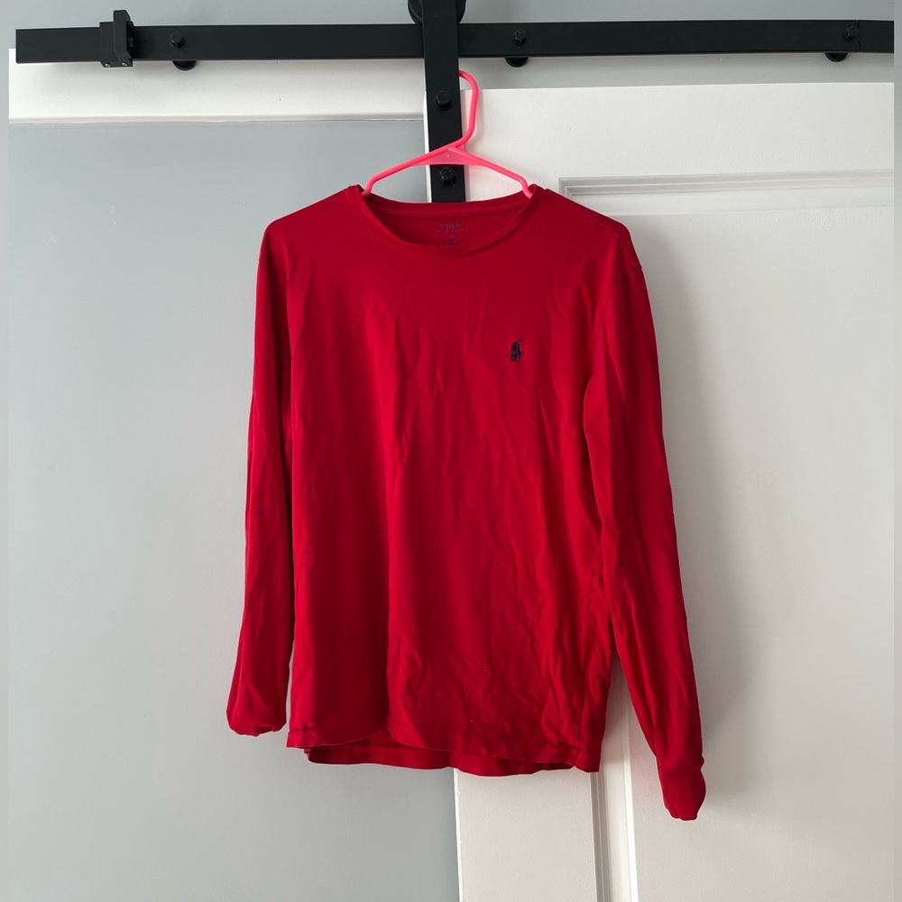 Long sleeve polo shirt